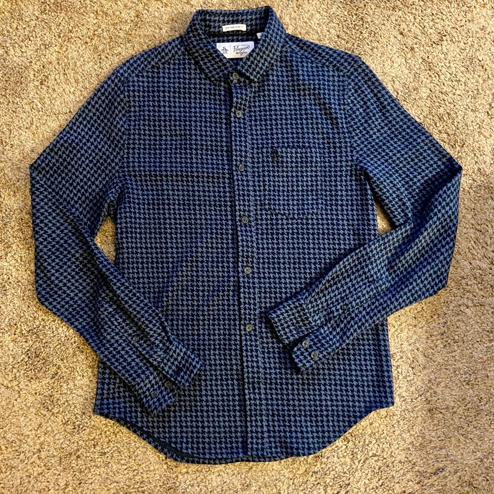 Original Penguin Heritage Slim Fit Button Down Shirt